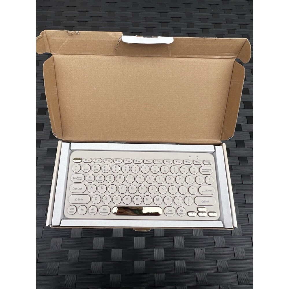 North Compact Wireless Keyboard With Round Low Profile Keys 2.4GHz & Wireless Co